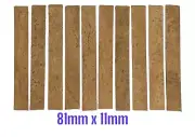 10 Pcs Natural Clarinet Neck Cork Sheet 81 mmX 11 mm.