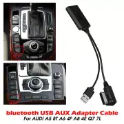 FOR AUX Audio Cable Adapter For Audi VW AMI MDI MMI Bluetooth Music Interface