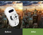 Smart Window Cleaning Robot High Suction Vacuum Glass Cleaner + Remote Control