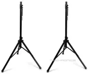 2X ALPHASONIK UNIVERSAL HEAVY DUTY TRIPOD FOR DJ PA SPEAKER EQUIPMENT STANDS SET