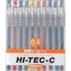 百樂PILOT HI TEC-C超細鋼珠筆(0.4)10色組
