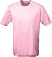 [All We Do Is] (Small, Baby Pink) - Just Cool Breathable Performance Wicking T Shirt, T-Shirt, Tee Shirt