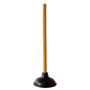 Kinetic Black Rubber Plunger Drain Cleaning Tool
