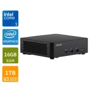 Weeliao Asus NUC 14 Pro Mini Build, Intel Core 3 100U, 16GB RAM, 1TB NVMe SSD...