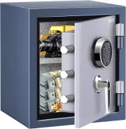 HSDYS Fireproof Safe Box 1.0 Cubic Feet,Security Safe with Digital Keypad and Ke