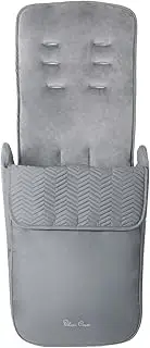 [Silver Cross] Zest Footmuff - Pram Accessories - Stroller Footmuff - Foot Warmer - Water Resistant - Glacier