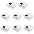 8 Pack White Outdoor Garden 6 x 6 Solar SMD LED Post Deck Cap Square Fence Li...