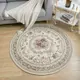 古典風雅(直徑160cm-米)圓地毯