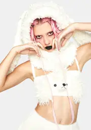 [No Dress] Fluffy Bunny Hat
