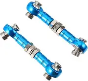 Mobestech Adjustable Nut Rc Cars Steering Linkage Aluminum Steering Tie Rod for Rc Car Truck