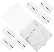 Mikinona 2 Boxes Eye Lash Adhesive Strips Lash Glue Replacement Self-adhesive Strips Storage Box