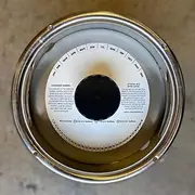 Keg Ring Collar, 6.5" Diameter with 2.25" Cutout, Paperboard, for Keg Labeling (All White)