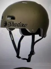 Shadow Conspiracy Classic BMX Helmet ABS Shell Matte Army Green S/M