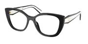Prada PR B04V 16K1O1 Women’s Glasses Black Size 51 - Private Health Rebate - Blue Light Block Available