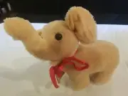 VTG RUSS LIFE TIME PETS PLUSH GUMBO ELEPHANT NWT 1979 BROWN/TAN. 7" LONG