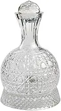 WAZIJ Crystal Glass Cup for Wine, Rotation Tumbler, Wine Aerator, Decanter, Glasses, Mug, CreativeGifts, 1500ml Home Drinkware