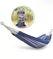 Bliss Hammocks 40" Wide Hammock in a Bag w/ Hand-Woven Rope Loops