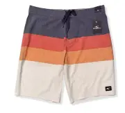 O'Neill Sand Capitol Board Shorts - NWT Mens 38 Grey / Bone / Multi - #45376-K5