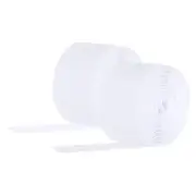 1 Set 2" x 9ft Hook and Loop Strips Roll Tape Double Sided White