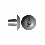 Rolltrak Black Plastic Guide Button - 4 Pack