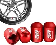 Air Caps Cover - Metal Air Valve Cap - Aluminum Alloy Car Tire Air Valve Caps, Stem Covers for, Trucks, Bikes, Motorcycles, Bicycles