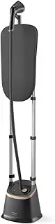 Philips EasyTouch Stand Steamer - 2000W, 40 g/min Continuous Steam, 3 Steam Settings, 2L Water Tank, Easy Rinse Descaling, Large Steam Plate, Black (STE3170/80)