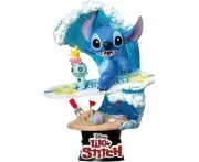 Beast Kingdom D Stage PVC Diorama Lilo & Stitch Stitch Surf 15cm Figurine
