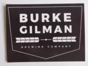 Collectible BEER Sticker ~ BURKE GILMAN Brewing Co ~ Seattle, WASHINGTON Brewery