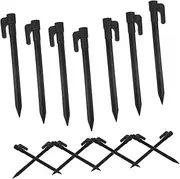 BRIGHTFUFU 30Pcs Durable Camping Tent Stakes Reusable Ground Stakes for Outdoor Canopy Tents Sharp Tip Design Lightweight Corrosion Resistant for Beach and Backyard Use