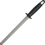 Eze-Lap 10 inch Oval Sharpener Diamond Coated Rod Black Plastic Handle USA-Made