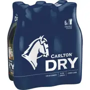 Carlton Dry Bottle 330ml x6 Pack