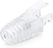 RJ45 CAT6 Strain Relief Boots Connector Compatible with Standard CAT6 Ethernet Cable LAN Cable Connector Boot Cover(50pcs,White)
