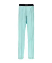 Tom Ford Stretch Satin PJ Pants L Blue