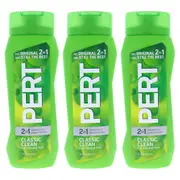 Pert Classic Clean 2 in 1 Shampoo and Conditioner - Pack of 3 For Unisex 13.5 oz Shampoo and Conditioner