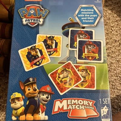 Paw Patrol MEMORY MATCH GAME 2015 Shrink Wrapped New