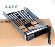 F238F 3.5"HDD SAS SATA Drive Caddy For Dell PowerEdge R410 R710 R810 T610 0X968D