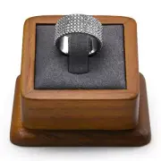 Oirlv Ring Stand Ring Display Wooden High Quality Stylish Photography Storage