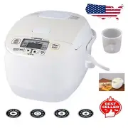 Elegant Pearl Beige Rice Cooker and Steamer - Perfect for Every Kitchen
