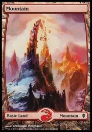 1x Mountain #244 Zendikar MtG Magic Land Common 1 x1 Card Cards