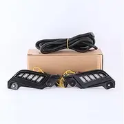 Fog Light Car Accessories 12V LED DRL Daylights For Tacoma 2012-2015 Yellow Turn Signal Night Blue Running Lamps Foglamp