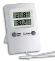 Digital Hi Lo Memo Inside Outside Thermometer Veterinary Temperature Farm