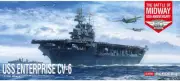 Academy 14409 1:700 USS Enterprise CV-6 Aircraft Plastic Model Kit