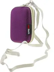 Navitech Purple Water Resistant Camera Lens Protective Case Pouch Compatible with The Nikon AF-S Teleconverter T-14E II