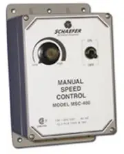 Schaefer Manual Variable Speed Fan Control, 115/230 volt. model MSC-400.