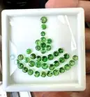 10.46ct Vivid Green 4-4.5MM Tsavorite Garnet LOT | Natural from Tanzania