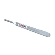 Scalpel Handle #4 with Scale Graduated in mm/cm for Surgical Blades #20 to 25