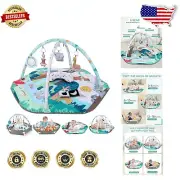 Large Baby Play Mat (42.5 x 39 in) with Soft Foam and Anti-Skid Features
