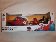 Sharper Image WAVE RAGE Remote Control Red Speedboat Racer SIRC Racing