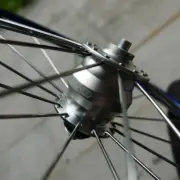 SV-9 SP Dynamo Hub Front Wheel Titanium Skewer for Brompton (SP-Dynamo X MiniMOD