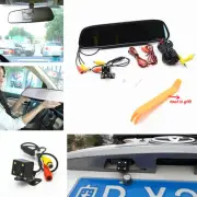Car Reverse Parking Camera 4.3"LCD Rearview Mirror Monitor Reversing Monitoring